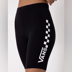 Vans Women’s XS Black and White Checkerboard Bike Shorts